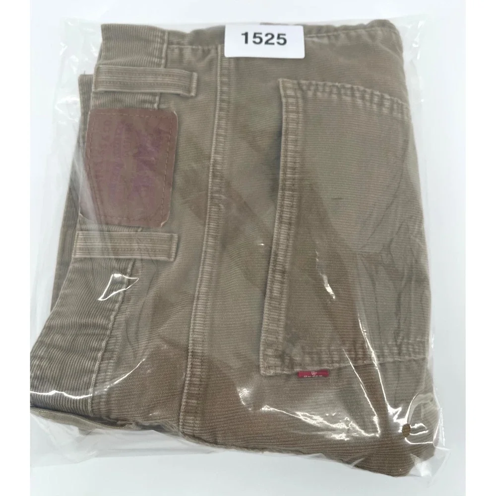 Levis 549 Low Loose Brown Corduroy Pants Mens 38x23 Custom Cropped Relaxed Fit